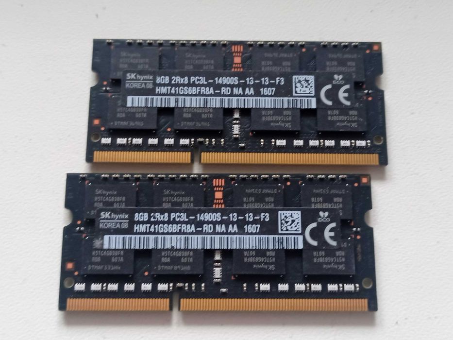8GB DDR3 1866MHz/1600MHz Hynix PC3L 14900s. Пам'ять для ноутбука