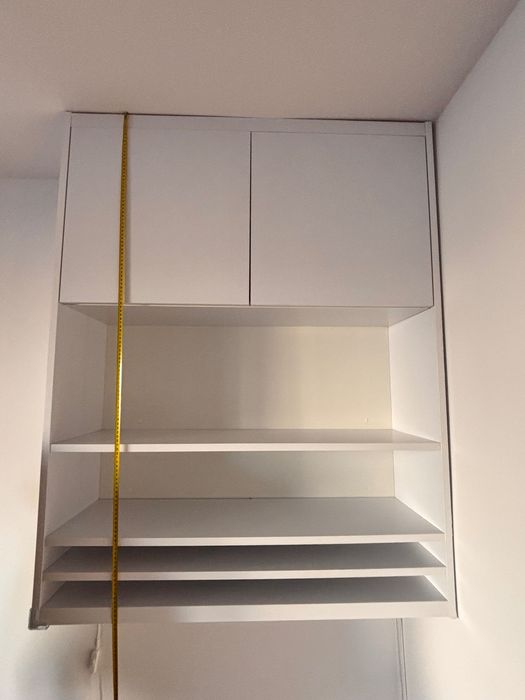 Wisząca  biała szafka 100 x 120