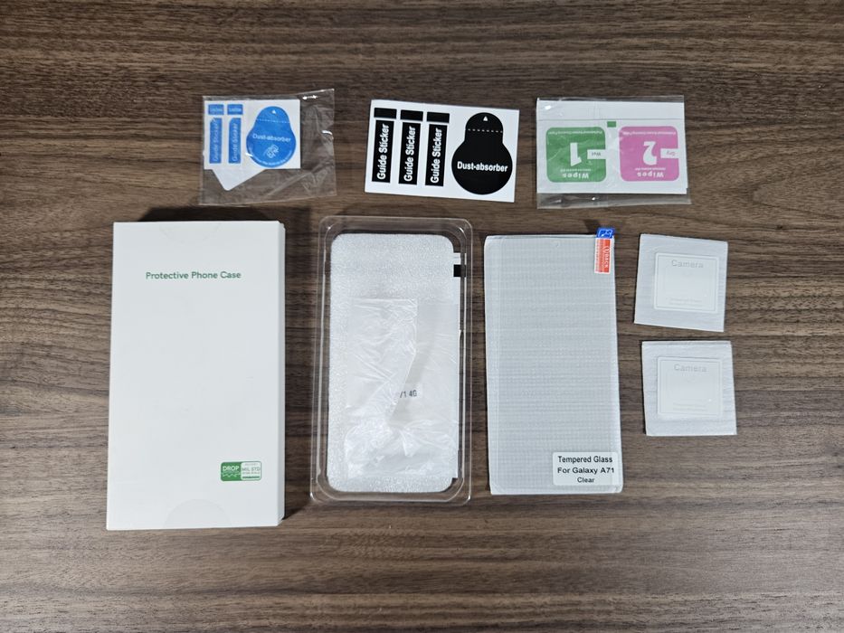 Kit Samsung Galaxy A71 – 2 Capas BURGA + Películas Vidro