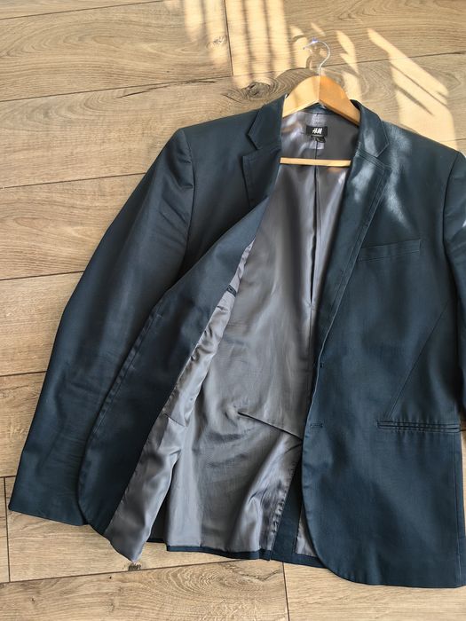 Marynarka męska H&M czarna 52 .