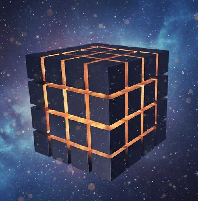 Дизайнерский LED-светильник «Space Cube»