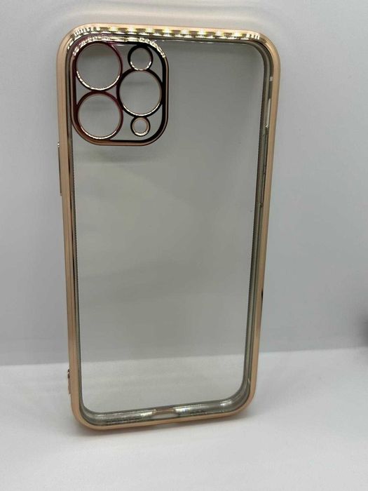 Obudowa Plecki Etui Case Iphone 11 Pro Przeźroczysto-Złote kod 51