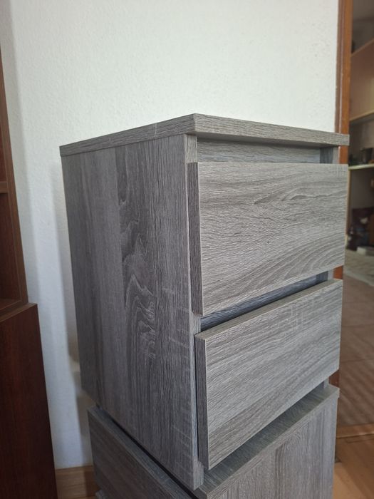 Mesas de cabeceira cinza