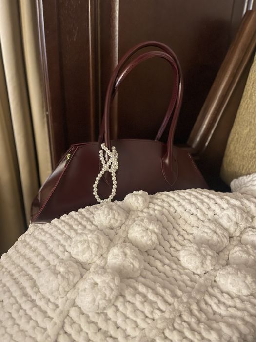 Сумка бордова жіноча