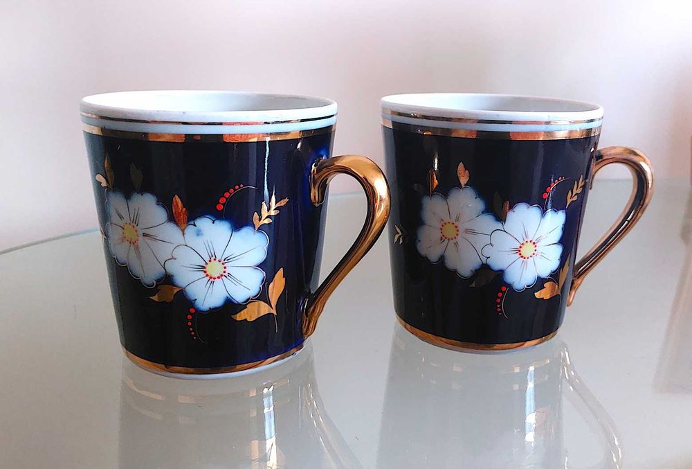 Фарфор кобальт Довбыш СССР