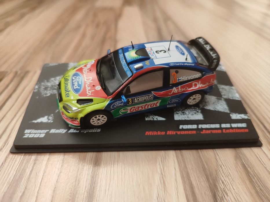 Ford Focus RS WRC Hirvonen/Lehtinen Winner Rally Acropolis 2009 1:43
