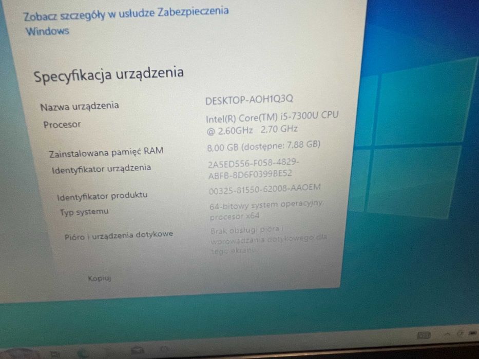 Dell Latitude  5480, i5-7300U, 240ssd,8gb