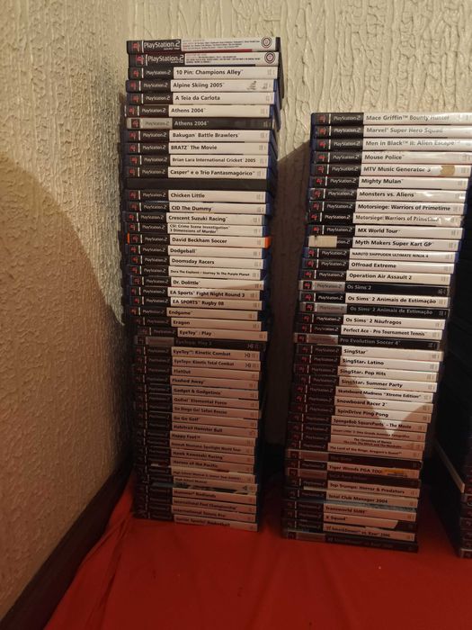 Lote de Jogos PS2 - Pack Jogos PS2 - Manuais PS2 - Venda avulso