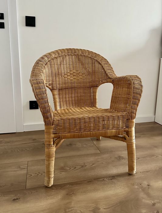 Krzesło/ fotel wiklinowy