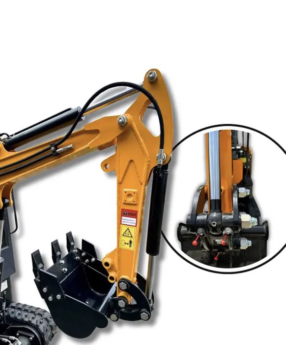 Мініекскаватор мобільний із кабіною Profter