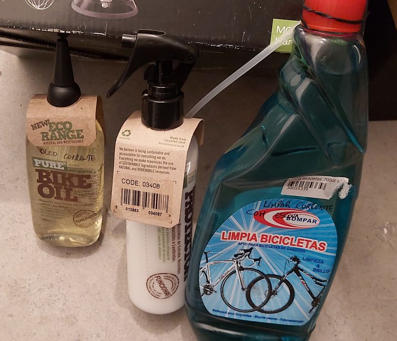 Óleo/ protector e limpa bicicletas BTT / Estrada