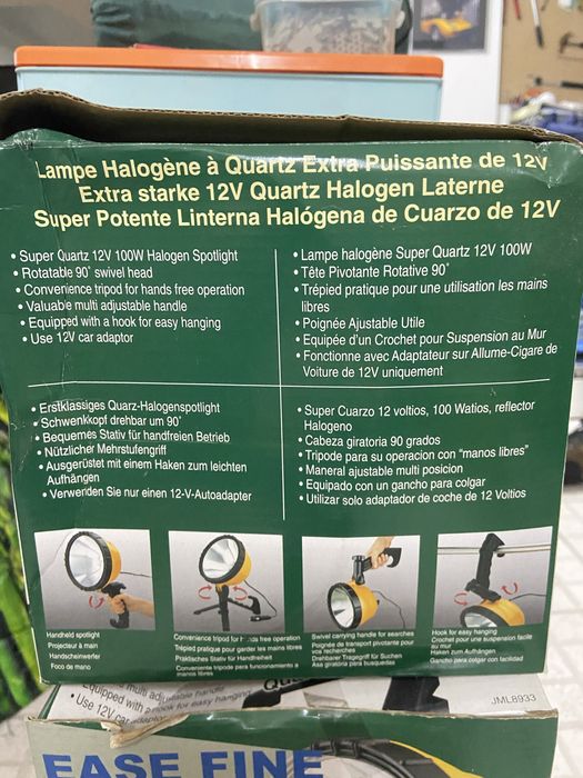 Lâmpada de halogéneo Quartz 12V 100W