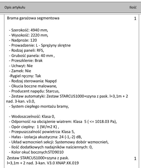 Brama garażowa segmentowa