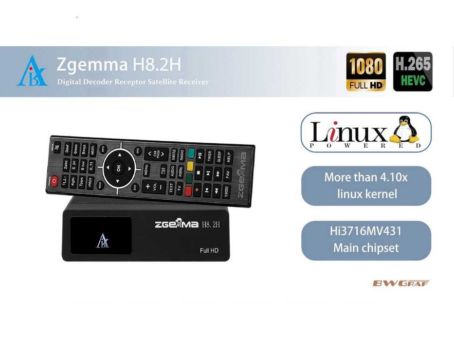 Zgemma H8.2H (SAT + DVB-T2 HEVC) Sławków • OLX.pl