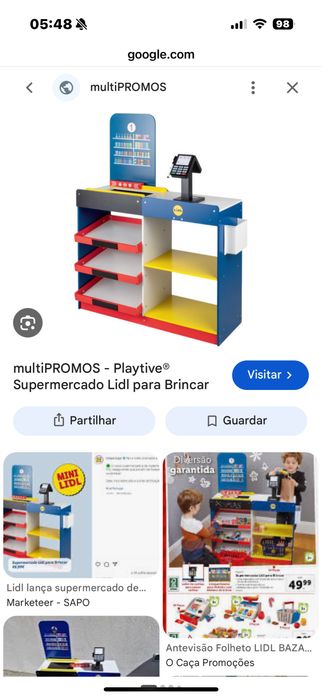 Supermercado lidl brincar