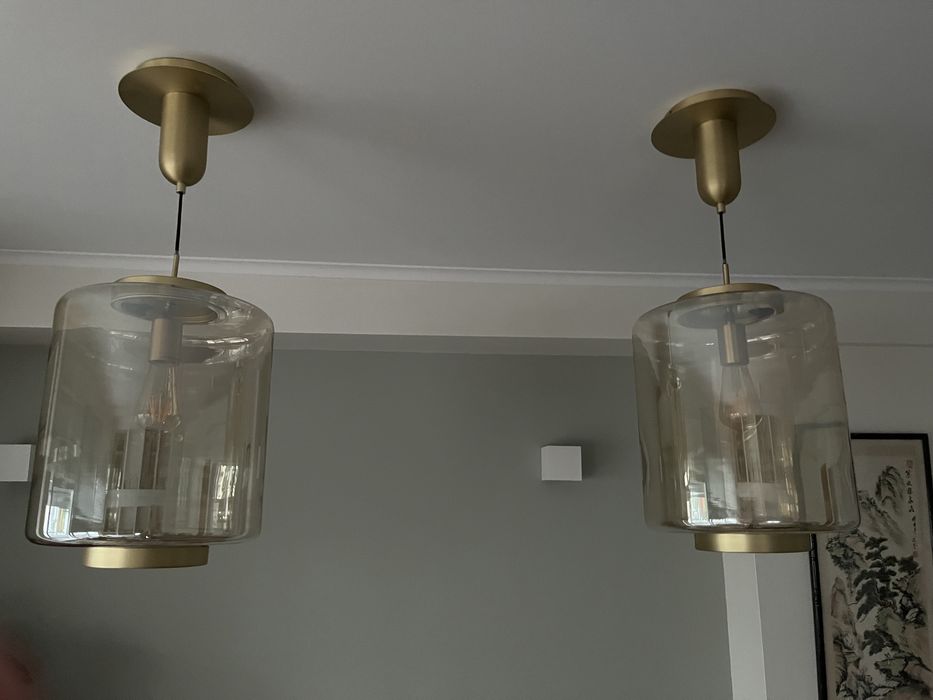 Selling 2 Mantra Jar Ceiling Lamps