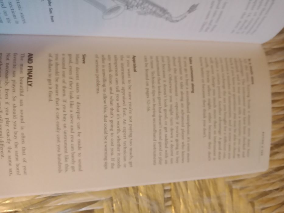 Tipbook saxophone  6€