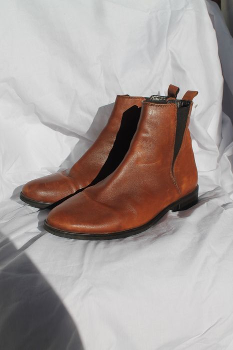 Челсі шкіряні коричневі