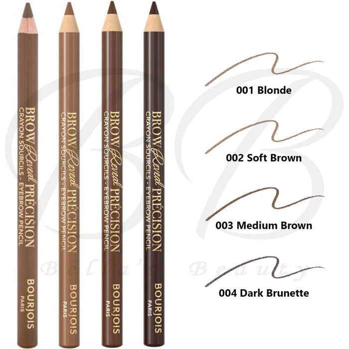 Олівець для брів Eveline та Bourjois, відтінки Taupe, Soft Brown
