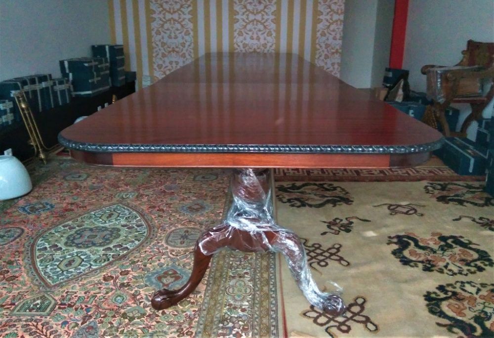 Mesa Jantar Grandes Dimensões Mogno