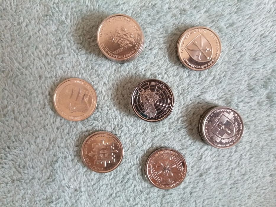 Монеты 10 гривен ЗСУ