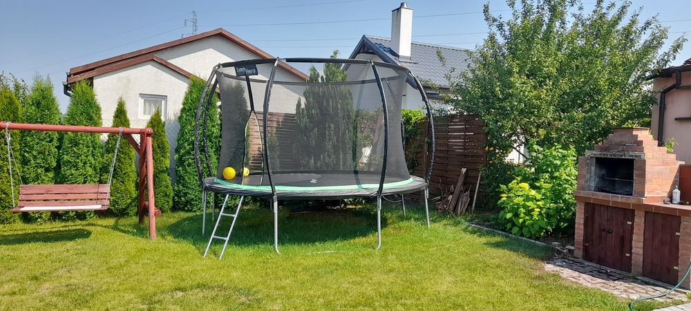 Duża trampolina ogrodowa  3,5m