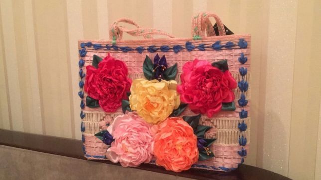 Сумка корзина летняя (Ручная работа)