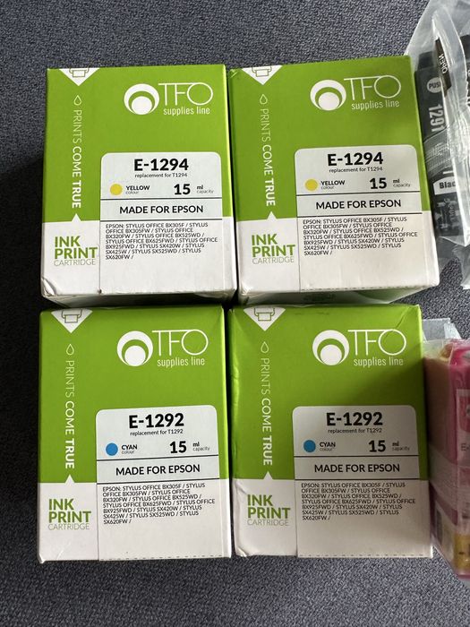 Zestaw tuszy do drukarek Epson