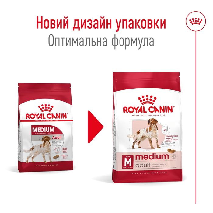 Royal Canin medium adult, Роял канін медіум едалт 15 кг