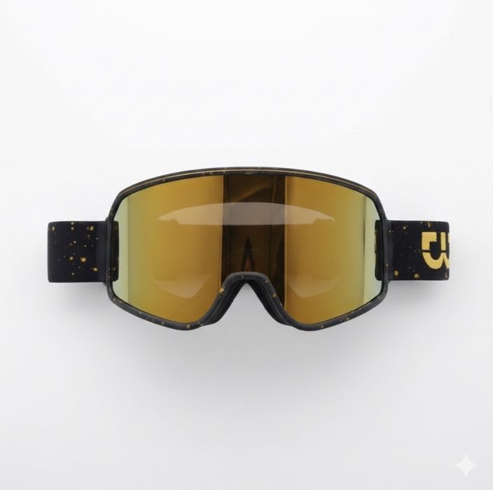 -64%!! Лижна маска Bolley Gold, лижні окуляри Не запотівають