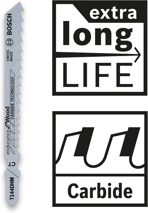 Conjunto 15 lâminas de Serra Madeira e Metal BOSCH - NOVAS e SELADAS