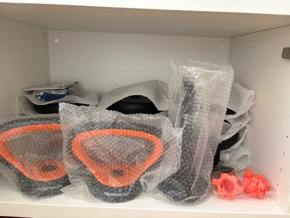 Conjunto de pesos Xiaomi 20Kg: Halteres, Pesos e Kettlebell + Tatami Preto