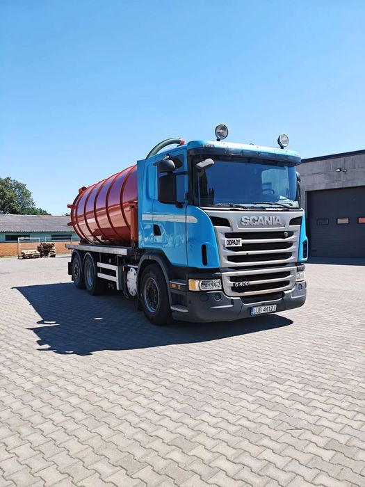 Scania G400  Scania G 400 PDE 2012. Specjalny, asenizacyjny