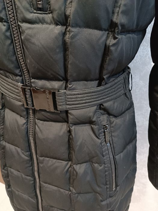 Puchowy płaszcz kurtka Michael Kors S M L pikowana zimowa 36 38 40