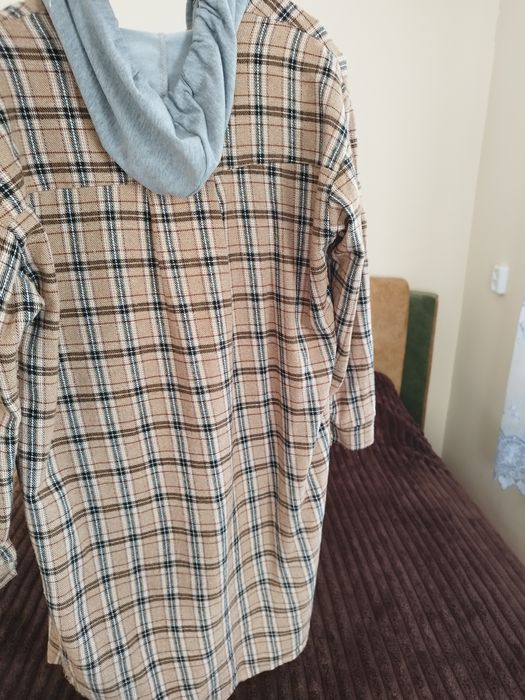 Платье теплое с капюшоном