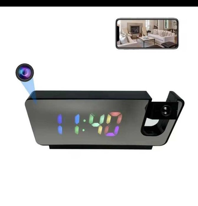 4K HD Wi-Fi мини видео камера, - часы