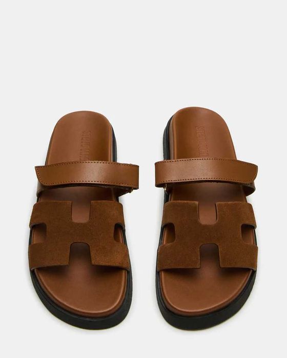 Шльопанці Steve Madden Mayven Camel Suede різні розміри