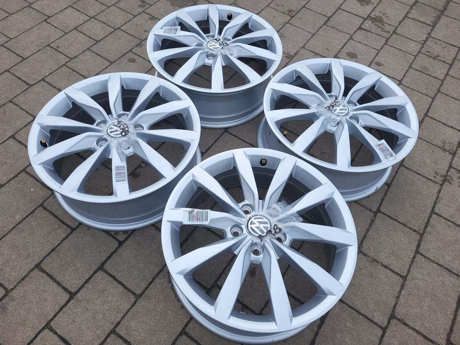 Alufelgi oryginal VW 5G0 5x112 6Jx17 et48 cb57,1mm jak nowe, 2020rok
