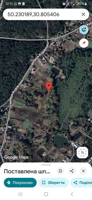 Продаж землі / у самому селі Проців / 32 сот. / Газ