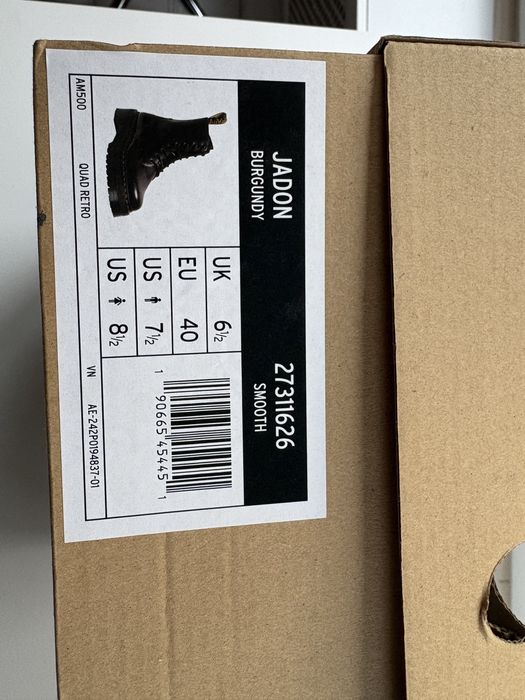 Dr Martens - Черевики Jadon натуральна шкіра 40