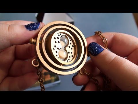 Harry Potter colar vira-tempo time turner + autocolantes NOVO