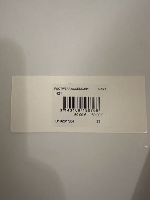 Botim Billieblush azul marinho com prata tamanho 33 uma utilização original