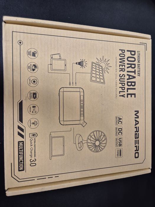 Przenośna Stacja Zasilania Marbero M82 | Powerbank AC 220V USB-C Camping