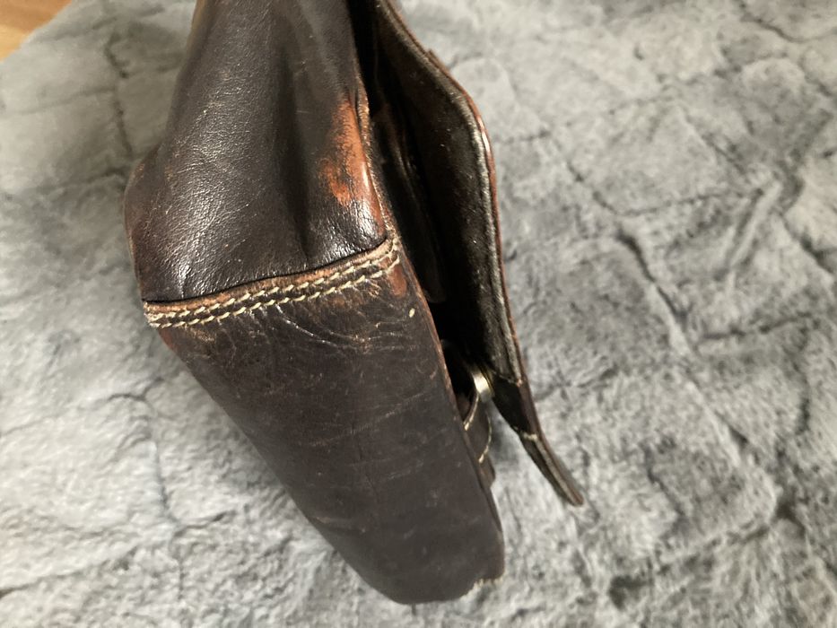 Torba listonoszka VISCONTI gruba porządna skóra