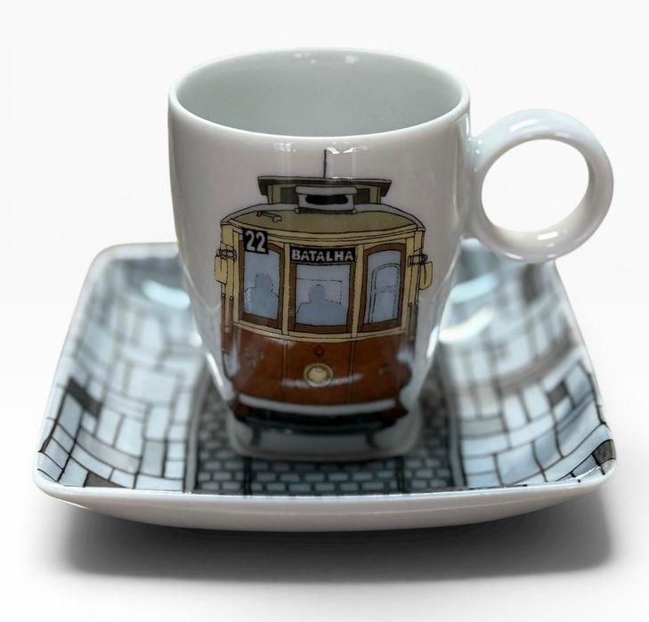 Conjunto 4 Chávenas Café Vista Alegre - "Alma do Porto"