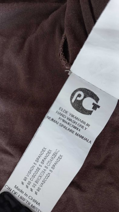 р. 46 48 Pologarage длинное стрейчевое платье цвета хаки милитари