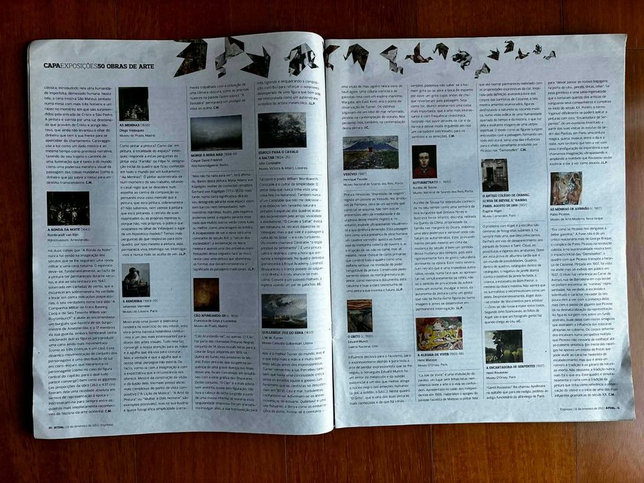 Revista Atual Expresso: 50 Obras de Arte