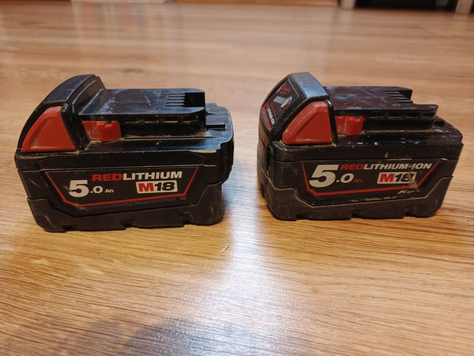 Bateria Milwaukee 2szt  5.0Ah  M18