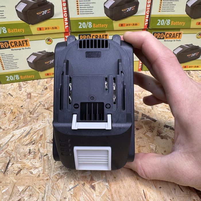 Акумуляторна батарея Procraft 20В 8Ah 20/8 високотокова макіта посадка