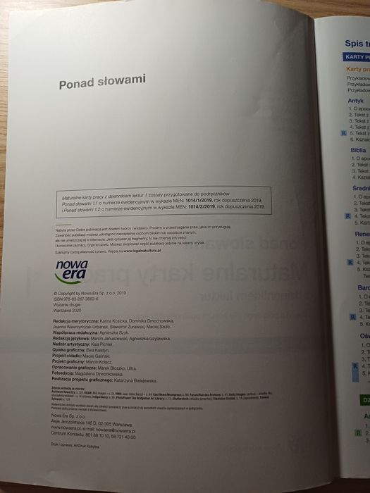 Maturalne karty pracy polski 1